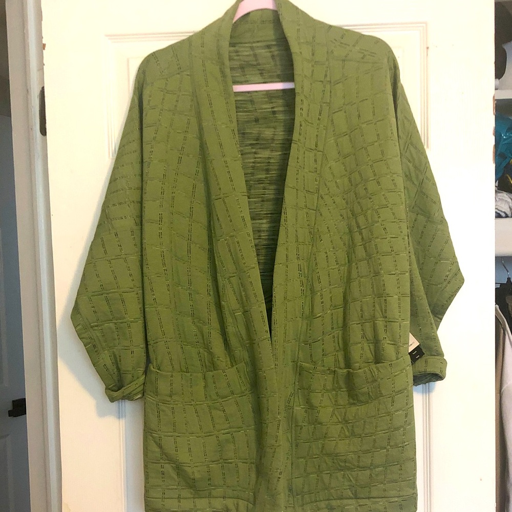 Nike Olive Green Teddy Jacket for Women